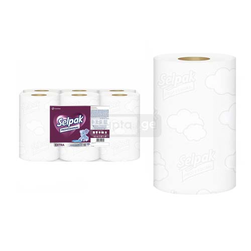 SELPAK Professional - Paper Towel Roll 135m PREMIUM